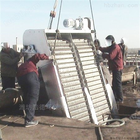 供应咸阳市污水处理设备 回旋式机械格栅