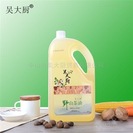 5000ml吴大厨山茶油5l茶籽油食用油月子油茶油